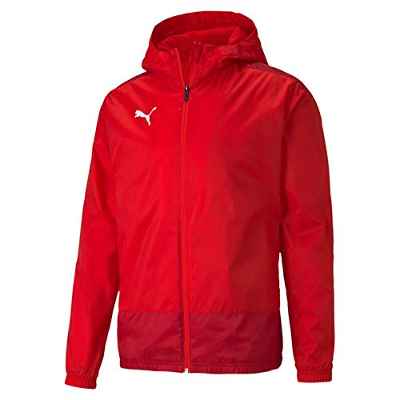 PUMA Teamgoal 23 Training Rain Jacket Jr Chaqueta Impermeable, Niños, Red-Chili Pepper, 140