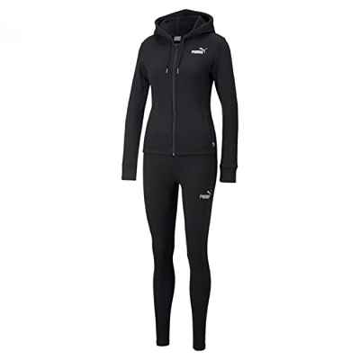 PUMA Traje de Sudor metálico FL Deportivo, Negro Black, M para Mujer