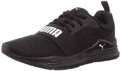 PUMA Wired Run Jr, Zapatillas, Negro, Blanco, 38 EU