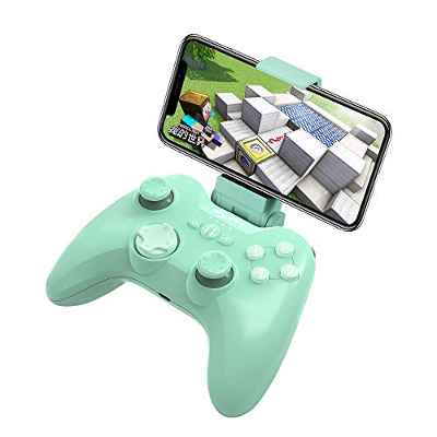 PXN Mando MFi, Speedy 6603 Mando para iPhone iOS, Mando de Juego Inalámbrico con Clip de Teléfono Móvil, Joystick Gamepad para iPhone, iPad, iPod, Apple TV -Verde