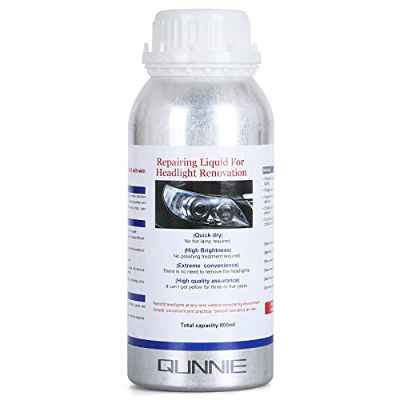 QUNNIE 800g Kit de líquido de reparación de Faros de automóviles, Vapor de Pulido de Faros de automóviles, líquido de polímero pulidor.