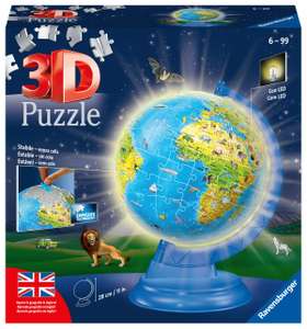 Ravensburger - 3D Puzzle Globo Night Edition - Fiesta Amazon Prime