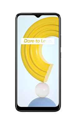 realme C21 Smartphone Libre, Batería de 5000 mAh, Pantalla completa de 6,5" con mini-drop, Cámara triple con IA de 13 MP, Procesador potente Helio G35, Dual Sim, 4+64GB, Cross Blue