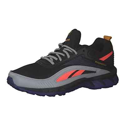 Reebok Ridgerider 6, Zapatillas Hombre, Negro (Core Black/Bold Purple/Orange Flare), 38 EU