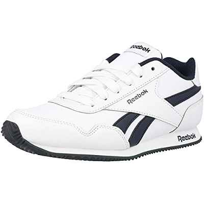 Reebok Royal CLJOG 3.0, Zapatillas de Running, White/Collegiate Navy/White, 35 EU