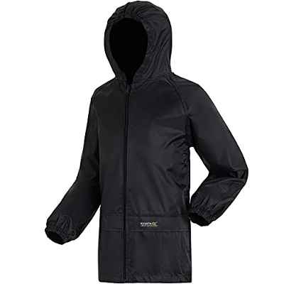 Regatta Chaqueta Stormbreak con Costuras Selladas Impermeables y con Capucha Jackets Waterproof Shell, Unisex niños, Navy, 14 yr