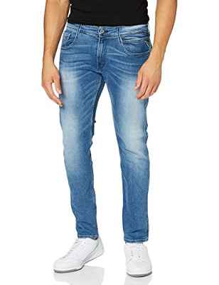 Replay Anbass Vaqueros Slim, Hombre, Azul (Mezclilla), 28W / 32L