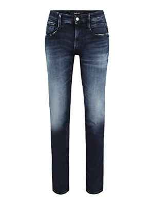 REPLAY Bajo de Encendido Jeans, 007 Dark Blue, 30W x 30L para Hombre