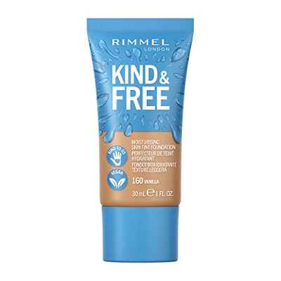 Rimmel Kind & Free Base de Maquillaje, Tono 160 Vanilla, 30 ml