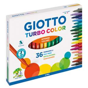 Rotulador giotto turbo color caja de 36 colores