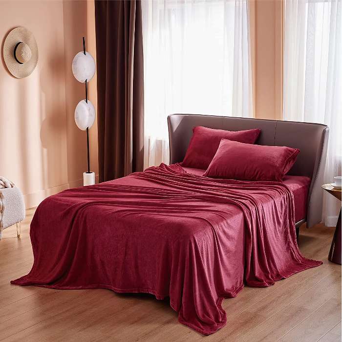 Sabanas coralina Bedsure cama 105