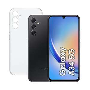 SAMSUNG Galaxy A34 5G (128GB, 6GB de RAM) + Funda
