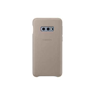 Samsung Leather Cover, funda oficial para Samsung Galaxy 10e, color gris