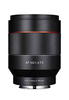 Samyang SA7001 - Objetivo focal fijo para cámaras digitales sin espejo para Sony E (AF 50mm F1.4 AS IF UMC), negro