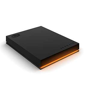 Seagate FireCuda Gaming Hard Drive, 2 TB, External Hard Drive HDD, USB 3/2, RGB LED lighting, 3 Years Rescue Services