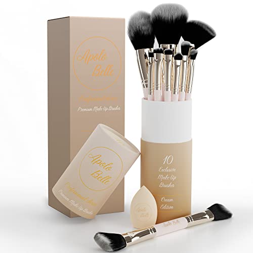 Set 10 Brochas maquillaje premium