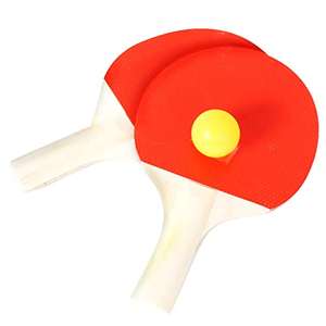 Set de 2 raquetas de ping pong + 3 pelotas