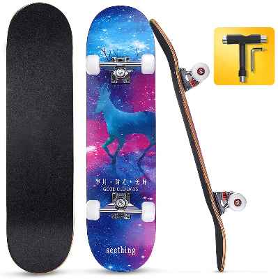  Skateboard para principiantes Brgood en madera de arce