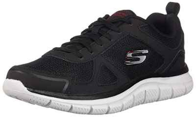 Skechers Track-scloric 52631-bkrd, Hombre, Negro (Black 52631/Bkrd), 43 EU