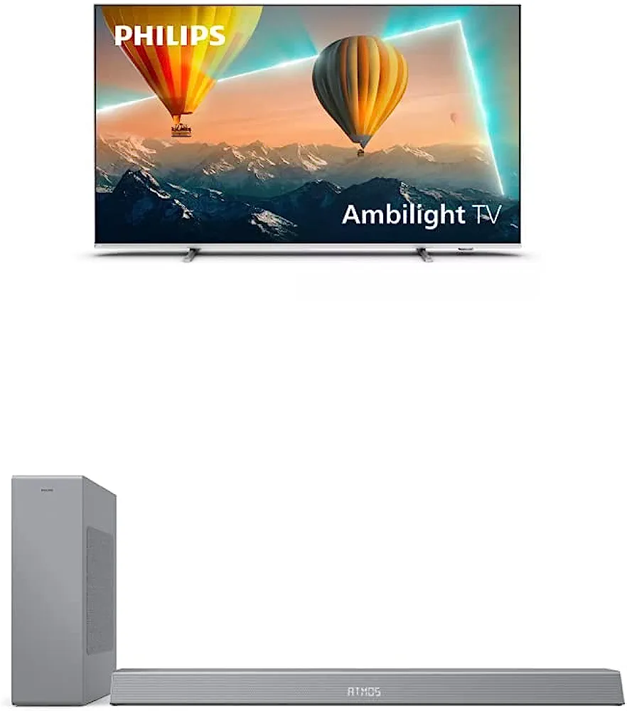 Smart TV Philips 50" + Barra de sonido 