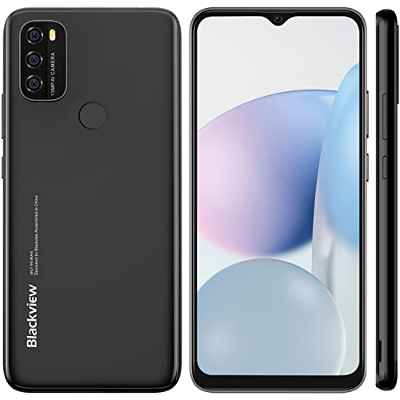 Smartphone Barato, Blackview A70 Pro Android 11 Teléfono Móvil Libres, Cuatro-Core 4 GB RAM y 32 GB ROM, Batería 5380mAh,6.517" HD+,Cámara Triple 13MP,Telefonos Moviles Baratos,4G Dual SIM,Face ID,GPS