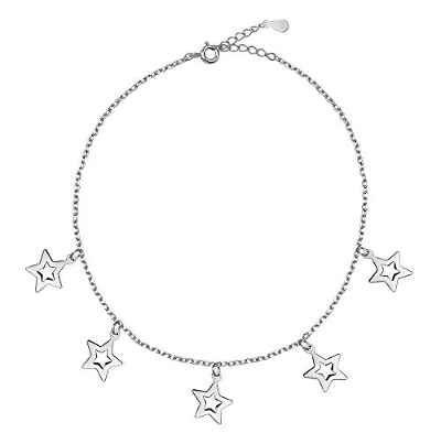 SOFIA MILANI - Pulsera para Mujeres en Plata de Ley 925 - Colgante de Estrella - 30236