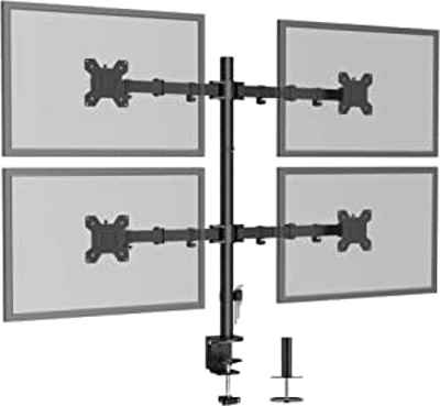 Soporte para 4 Monitores Hasta 27" BONTEC