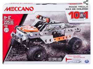 Spin Master MECCANO - CAMIÓN Todoterreno 4X4-10 Modelos de Coches Todoterreno para Construir