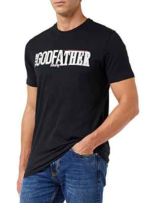 Springfield Camiseta El Padrino, Negro, M Men's