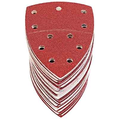 S&R 60 Hojas de papel de lija triangular para lijadora Mouse delta P40/P60/P80/P120/P180/P240. Papel de lijar de calidad