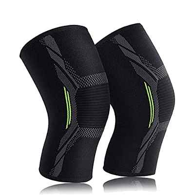 SUPRBIRD Rodilleras Transpirable Rodilleras Deportivas (1 Par) Rodillera Deportiva Compresion para Correr,Entrenamiento,Baloncesto,Voleibol,Béisbo - para Hombres y Mujeres