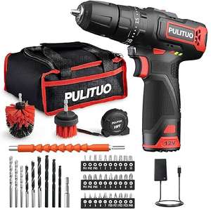 Taladro Atornillador con Múltiples Accesorios