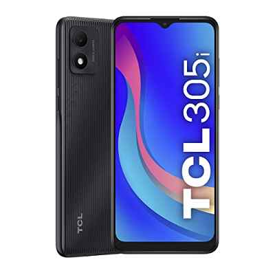 TCL 305i - Smartphone de 6.52" HD+ con NXTVISION (MediaTek MT6739V, 2GB/32GB Ampliable MicroSD, Dual SIM, Cámaras 13MP+5MP, Batería 4000mAh, Android 11 Go Ed.) Azul