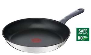 Tefal Daily Cook - Sartén baja de 28 cm con revestimiento resistente, duradero y seguro, Thermo-Signal