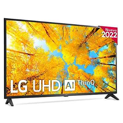 Televisor LG 50UQ75006LF - Smart TV webOS22 50 pulgadas (126 cm) 4K UHD, Procesador de Gran Potencia 4K a5 Gen 5, compatible con formatos HDR 10, HLG y HGiG