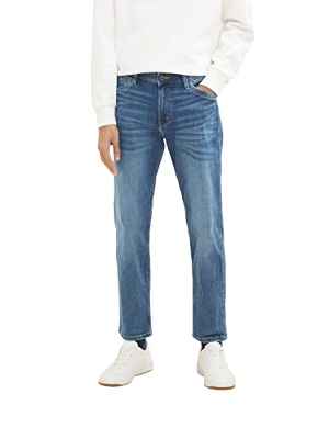 TOM TAILOR Hombre Pantalones vaqueros Trad Relaxed 1034119, 10127 - Tinted Blue Denim, 36W / 32L