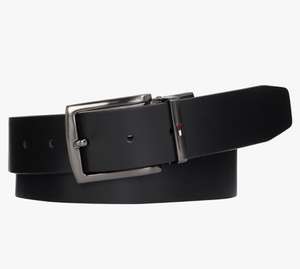 Tommy Hilfiger Cinturones para Hombre 100 % de Cuero puro y robusto (Varias tallas)