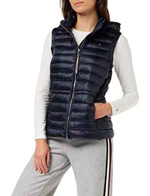 Tommy Hilfiger FEMININE LW DOWN VEST, Chaleco, Mujer, Desert Sky, 3XL