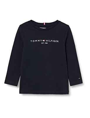 Tommy Hilfiger Ks0ks00202 Camisetas, Desert Sky, Blue Unisex niños