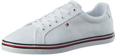 Tommy Hilfiger Tenis Esenciales TH, Zapatillas Mujer, White, 37 EU