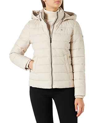 Tommy Jeans Dw0dw13741 Chaquetas acolchadas para Mujer, Beige (Stony Beige), M
