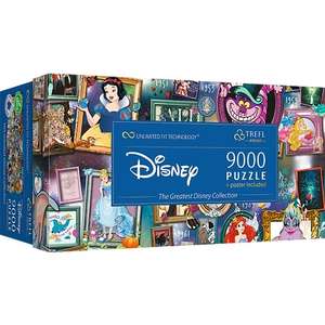 Trefl-9000 Piezas, Rompecabezas Grande, EKO, Collage con Personajes de Cuento, The Greatest Disney Collection