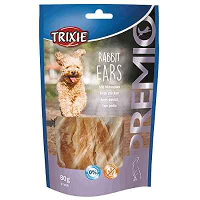 TRIXIE Premio Rabbit Ears, 80 g, Perro