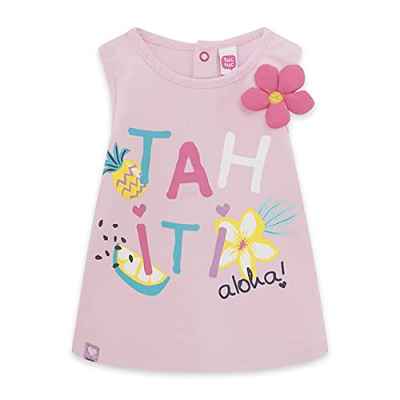 Tuc Tuc Tahiti Camiseta, Rosa, 18M para Bebés