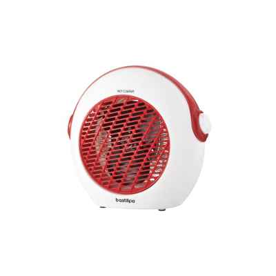 TVC-2000R, Termoventilador vertical blanco/rojo, 1000/2000W, termostato