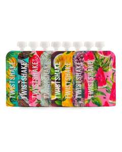 Twistshake 8x Bolsas Reutilizables de Comida para Bebés 220 ml