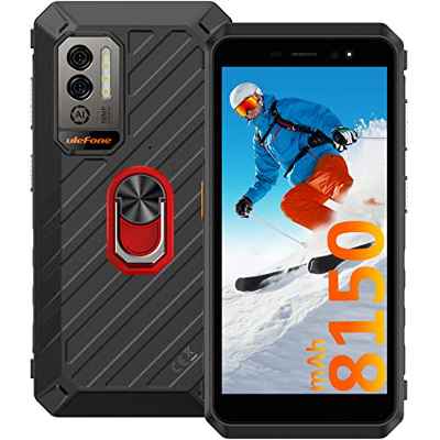 Ulefone Móvil Resistente(2022), Power Armor X 11 Pro Teléfono Movil Android 12, 8150mAh, Smartphone 4G, Móvil Octa-Core SD-128GB+64GB+4GB RAM, IP68/69K Impermeable 16MP+5MP 5,45" HD, NFC/GPS/WIFI-5G