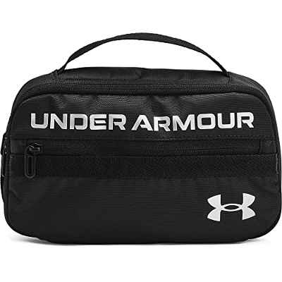 Under Armour Contiene Kit de Viaje, Unisex Adulto, Negro/Negro/Plateado Metálico (001), Talla única