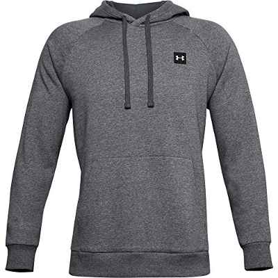 Under Armour Rival Fleece Hoodie, Sudadera Hombre, Gris (Grey), L