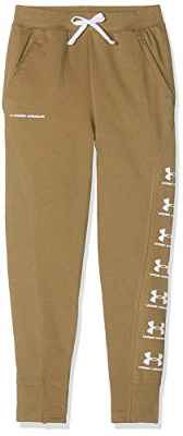 Under Armour Rival Fleece Pantalón, Niños, Verde, YMD